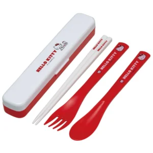 Hello Kitty Chopsticks, Fork & Spoon Set