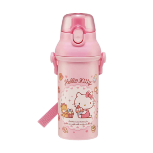 Hello Kitty Water Bottle with Strap 16.23oz (480ml)