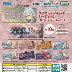 Project SEKAI Colorful Stage! Metal Banner Keychain Collection Vol. 6 – SEGA Capsule Toy Gachapon 1 Random