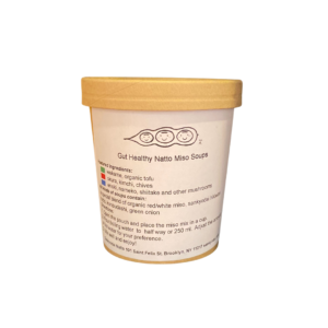 3 Kinds Of Gut Healthy Natto Miso Soup with Sankyodai Hikiwari Natto