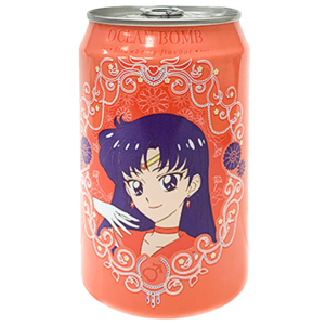 OCEAN BOMB Sailor Moon Sparkling Water Strawberry Flavor 330ml