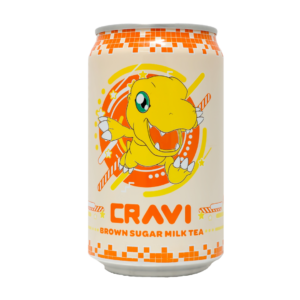CRAVI Digimon Brown Sugar Milk Tea 315ml