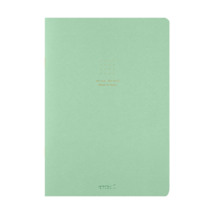 A5 Dot Notebook Colored Paper Green Midori