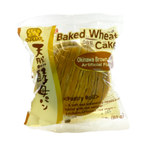 D PLUS Baked Wheat Cake Okinawa Brown Sugar 80g