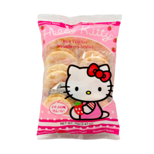 HELLO KITTY Strawberry Senbei Cracker 70g