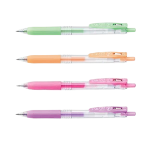 Zebra Sarasa Clip Pen Milk Colors Various