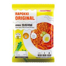 GoodPokki Rapokki Original Pouch - Korean Topokki & Noodle with Sweet Spicy Sauce 373g