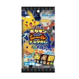 Pokémon Book Seal Soda Flavored Gum Candy