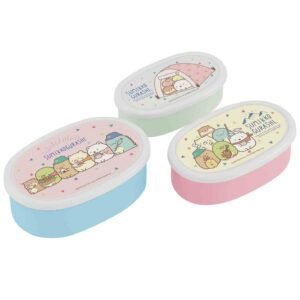 Sumikkogurashi Food Container 3pc Set (Camping)