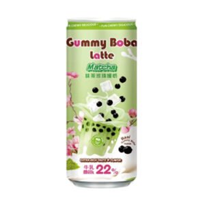 O's Bubble Gummy Boba Latte - MatchaTea 15.9oz (470ml)