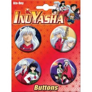 Inuyasha 4 Button Set #2