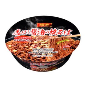 Menraku Yakisoba Soy Sauce Flavor 4.1oz/118g