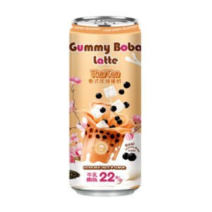 O's Bubble Gummy Boba Latte - Thai Tea 15.9oz (470ml)
