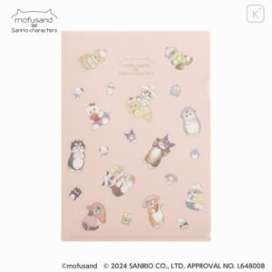 Mofusand x Sanrio Collab Japanese Paper File Folder Pink