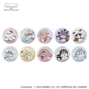 MofusandxSanrio Matte Pin Collection Blind Box 1pc