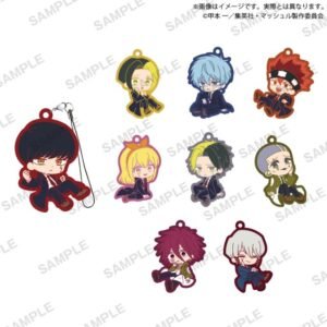 Mashle Rubber Strap Keychain Gachapon 1 Random