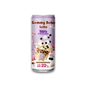 O's Bubble Gummy Boba Latte - Taro 15.9oz (470ml)